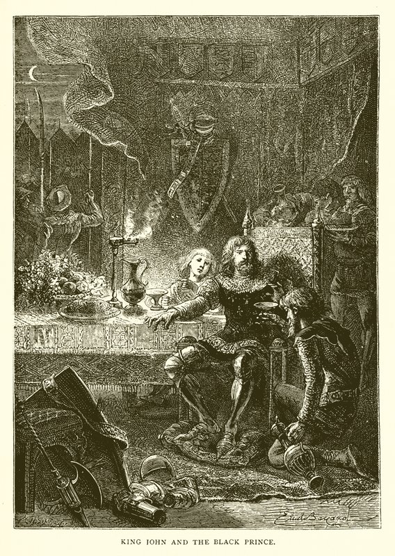János király és a fekete herceg alkotó: English School