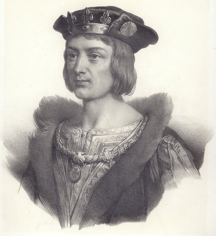 XII. Lajos francia király alkotó: English School
