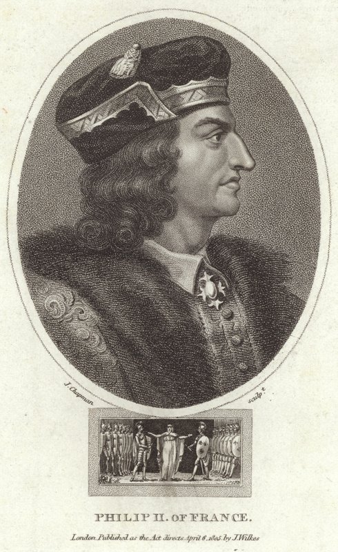 Fülöp francia király II alkotó: English School