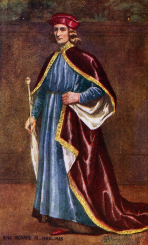 III. Richárd király (színes litográfia) alkotó: English School