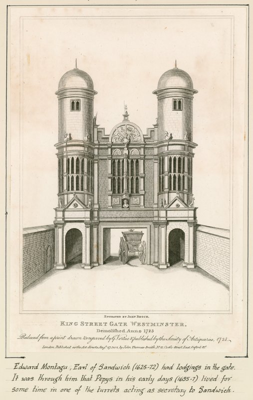 King Street Gate, Westminster alkotó: English School