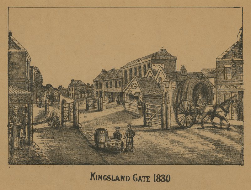 Kingsland Turnpike Gate alkotó: English School