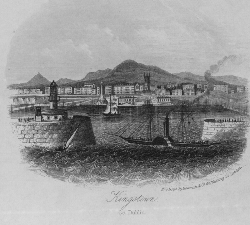 Kingstown, Dublin megye (metszet) alkotó: English School