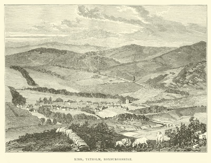 Kirk, Yetholm, Roxburghshire alkotó: English School