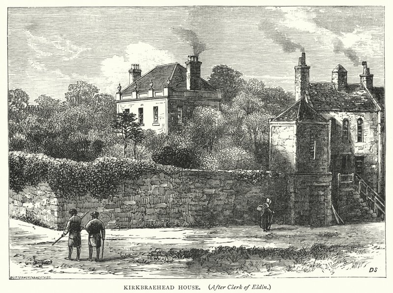 Kirkbraehead ház (metszet) alkotó: English School