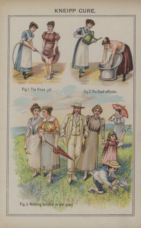 Kneipp-kúra (színes litho) alkotó: English School