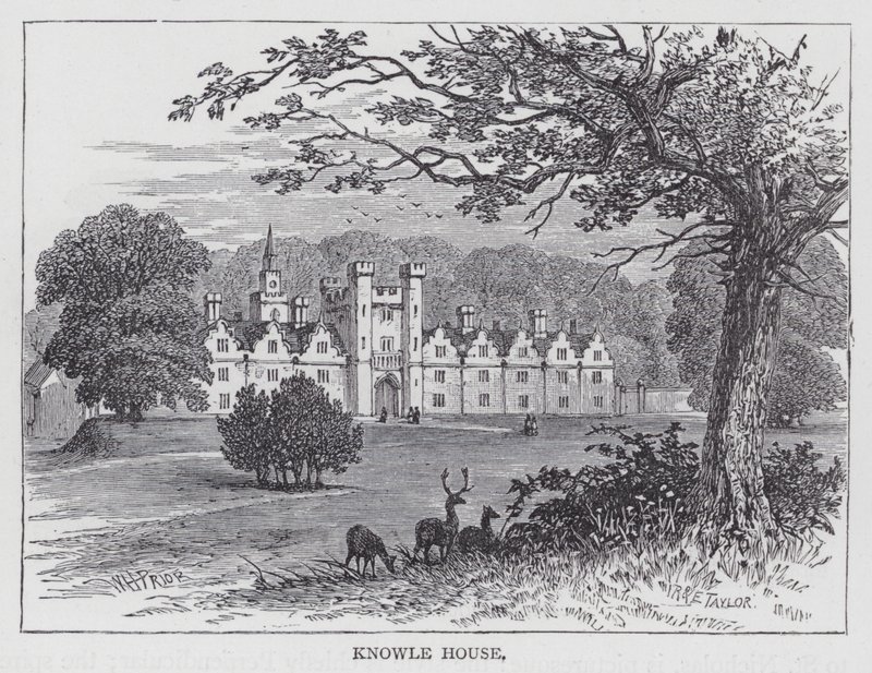 Knowle House (metszet) alkotó: English School