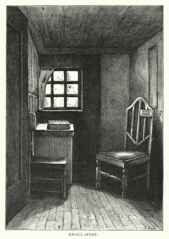 Knox-tanulmány (metszet) alkotó: English School