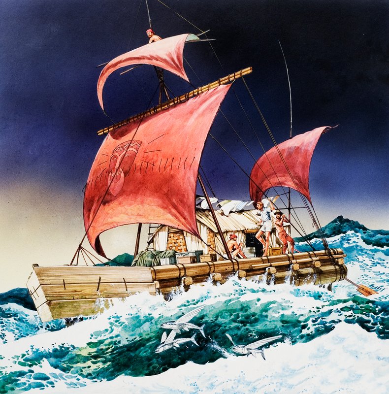 Kon-Tiki epikus útján alkotó: English School