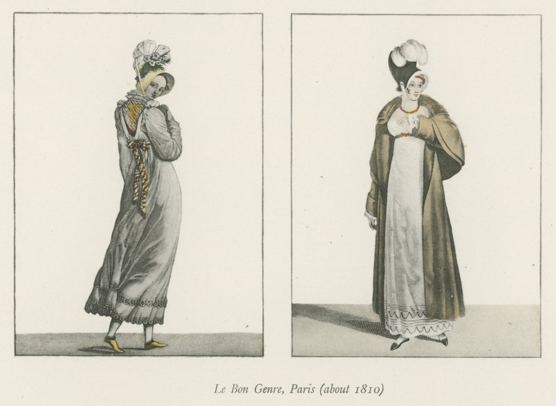 La Bon Genre, Paris (about 1810)  alkotó: English School