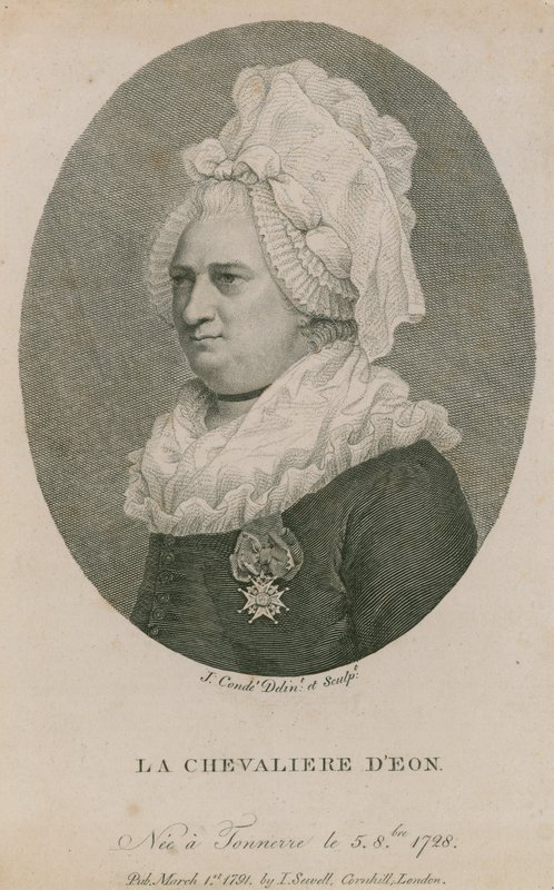 La Chevaliere DEon, született Tonnerre-ben, 1728. augusztus 5-én alkotó: English School
