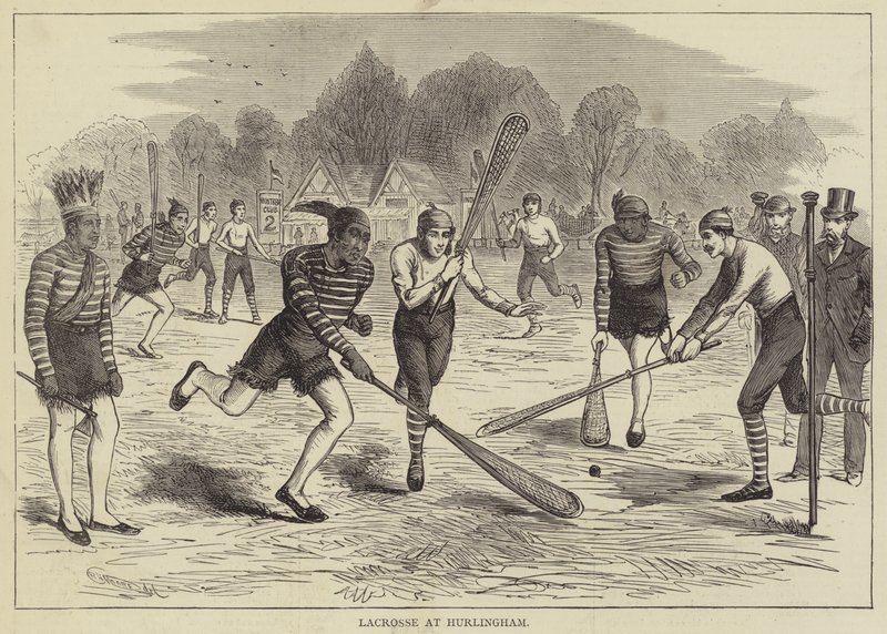 Lacrosse Hurlinghamben (metszet) alkotó: English School
