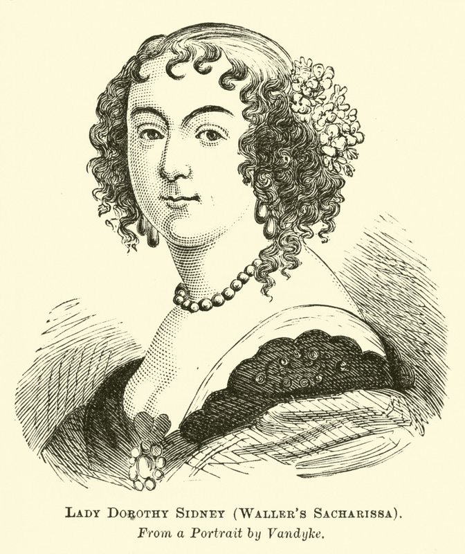 Lady Dorothy Sidney, Wallers Sacharissa alkotó: English School