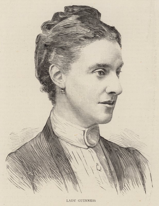 Lady Guinness (metszet) alkotó: English School