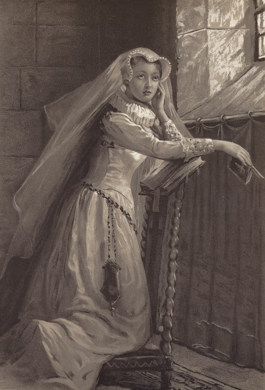 Lady Jane Gray (litho) alkotó: English School