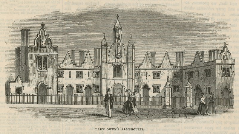Lady Owens alamizsnaházak Islingtonban alkotó: English School