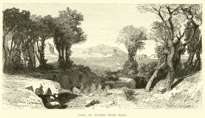Fusaro-tó Baiae közelében alkotó: English School