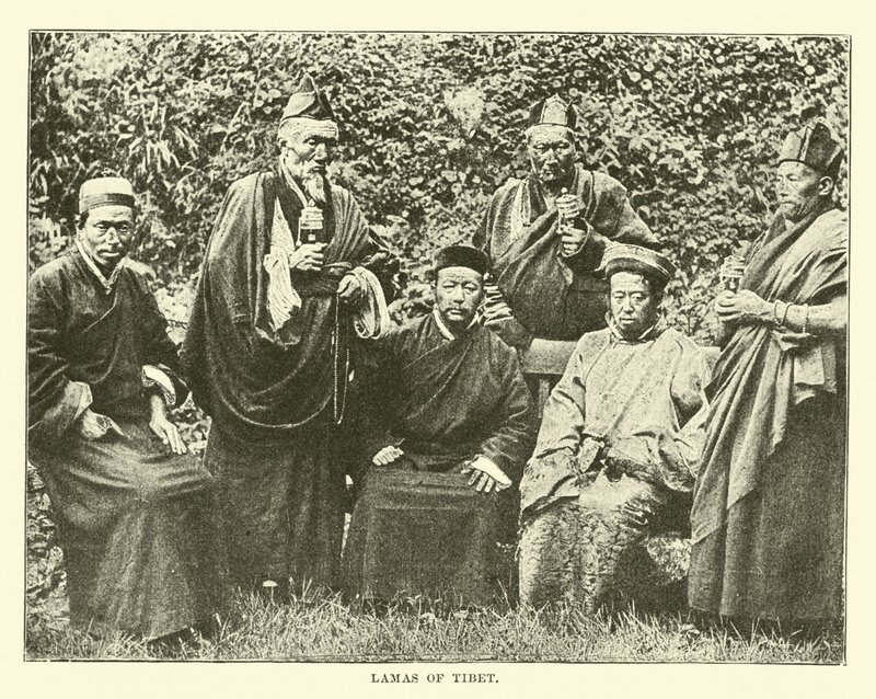 Tibeti lámák alkotó: English School