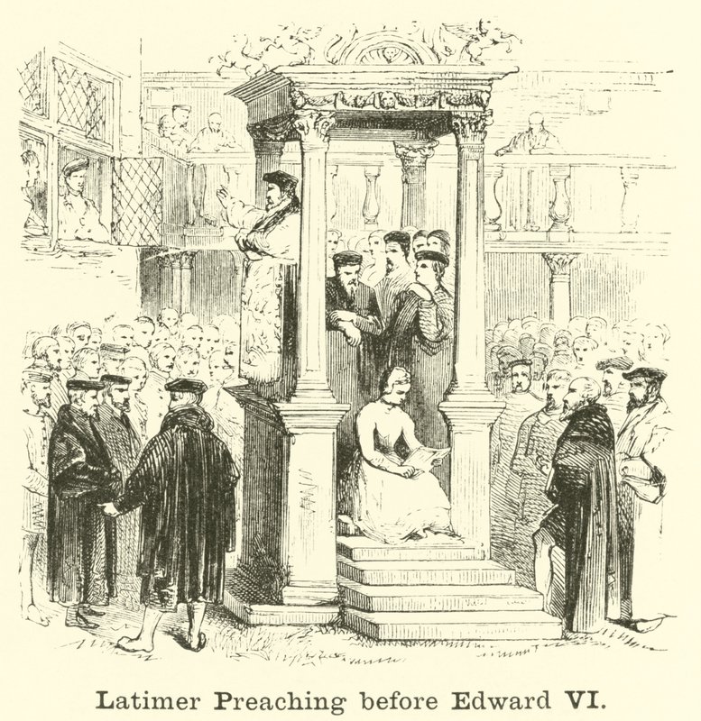 Latimer prédikáció VI. Edward előtt alkotó: English School