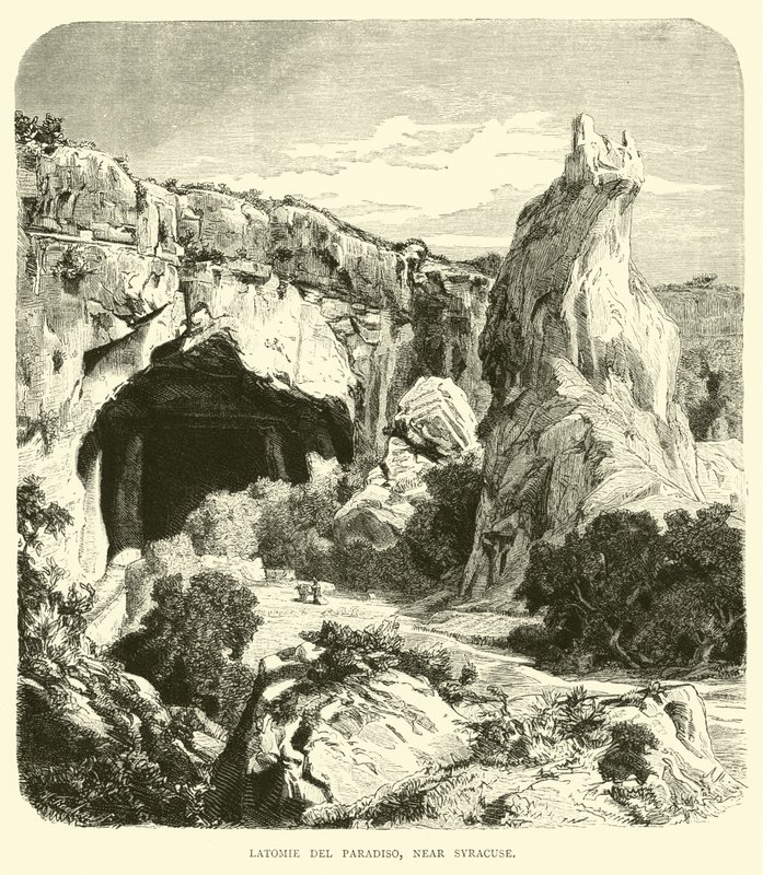 Latomie del Paradiso, Syracuse közelében alkotó: English School