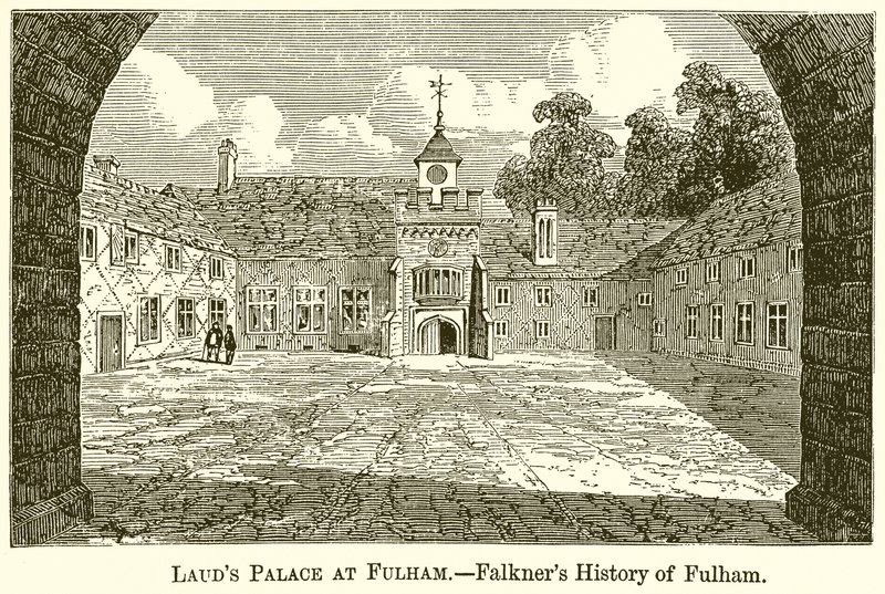 Lauds-palota Fulhamban. – Falkners Fulham története alkotó: English School