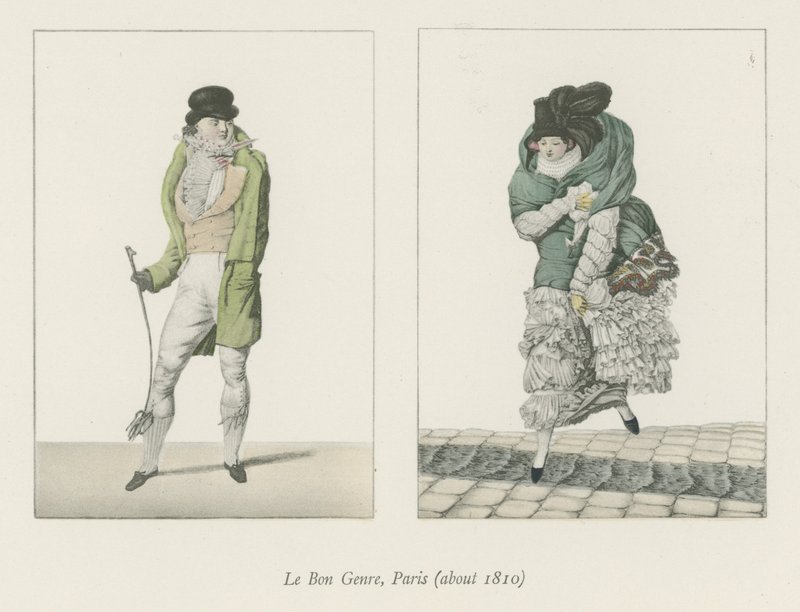 Le Bon Genre, Párizs (1810 körül) alkotó: English School