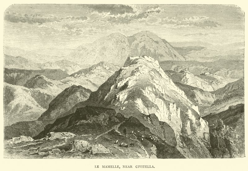 Le Mamelle, Civitella közelében alkotó: English School