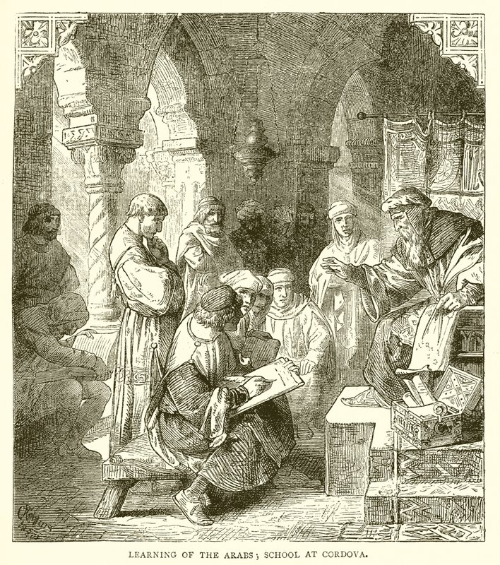 Az arabok tanulása; Cordova iskola alkotó: English School