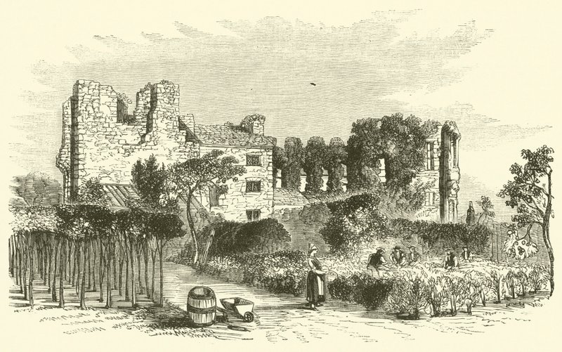 Leicester Abbey (metszet) alkotó: English School