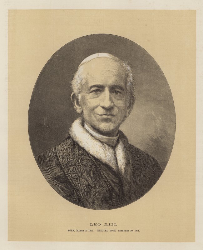 Leo XIII (metszet) alkotó: English School