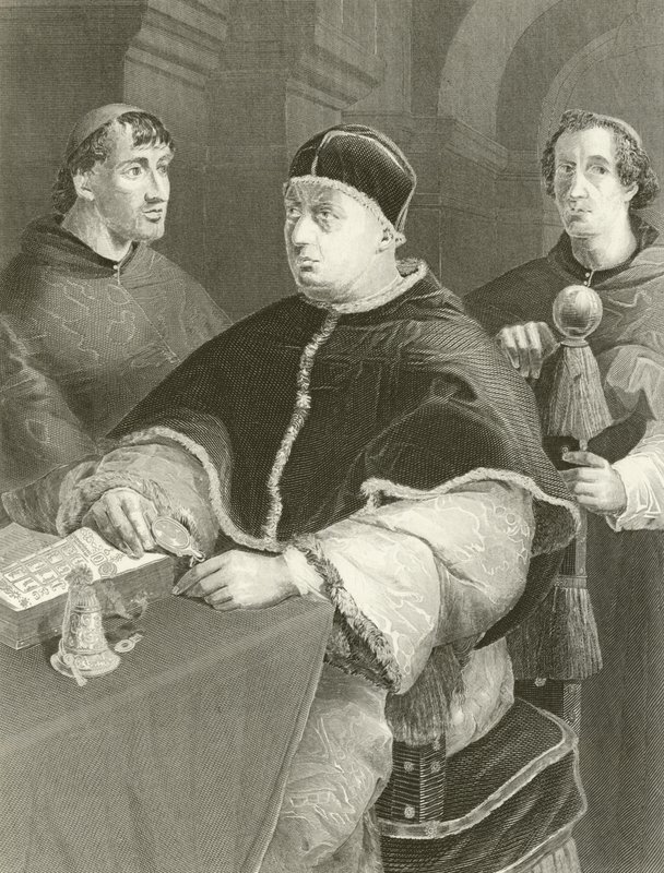Leó X alkotó: English School