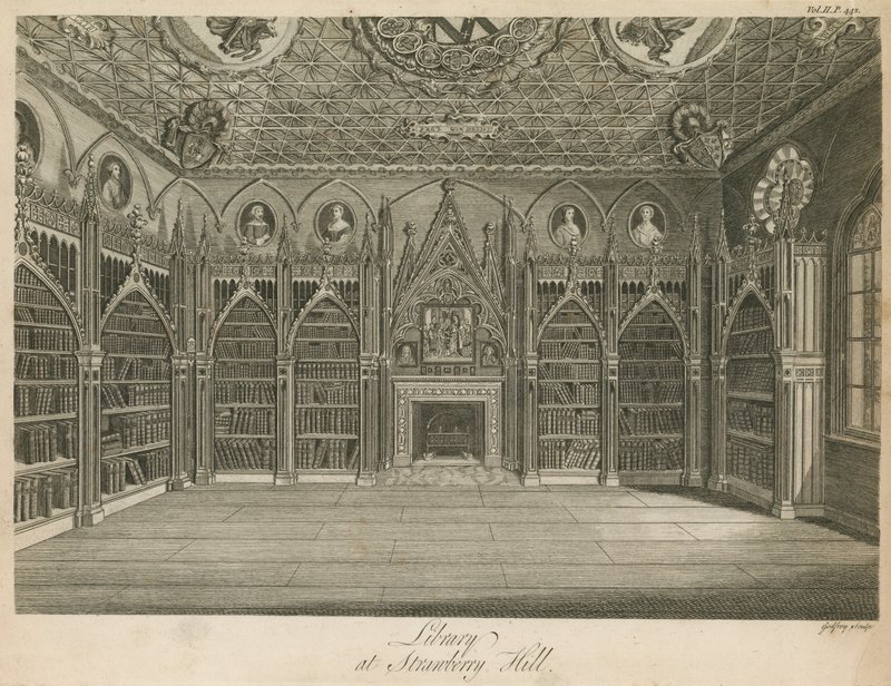 Strawberry Hill könyvtára, London alkotó: English School