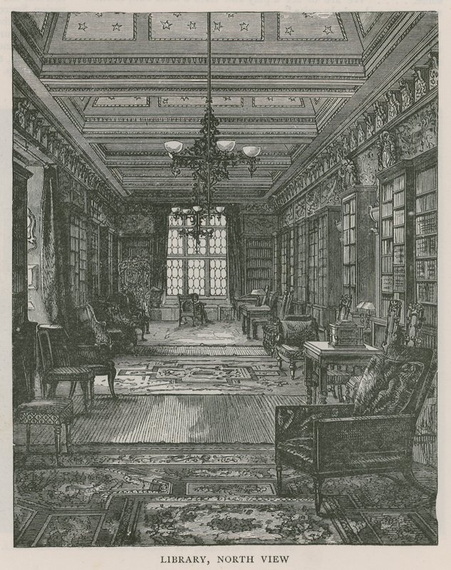 Könyvtár, északi nézet, Holland House alkotó: English School