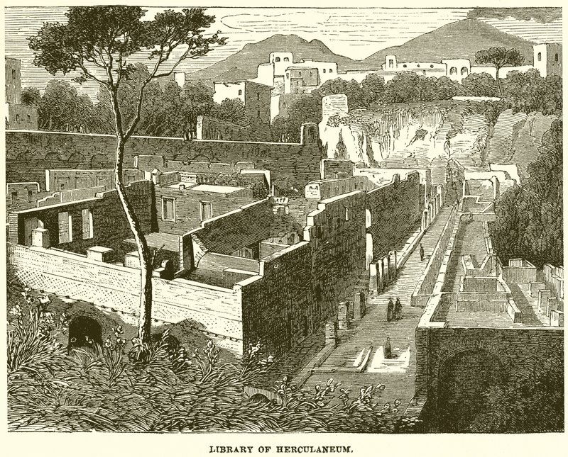 Herculaneumi könyvtár alkotó: English School