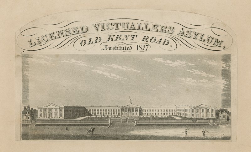 Licensed Victuallers Asylum az Old Kent Roadon alkotó: English School