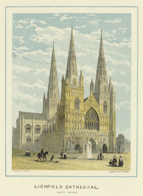 Lichfield katedrális, nyugati front alkotó: English School
