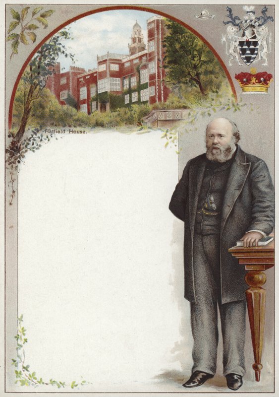 Liebig-kártya Lord Salisbury-vel alkotó: English School