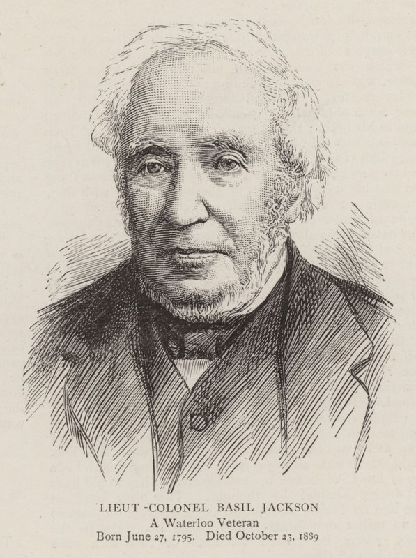 Basil Jackson alezredes (metszet) alkotó: English School