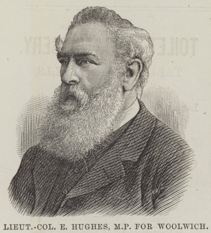 E Hughes alezredes, Woolwich képviselője (metszet) alkotó: English School