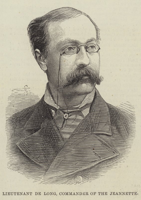 de Long hadnagy, a Jeannette parancsnoka (metszet) alkotó: English School