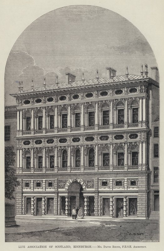 Life Association of Scotland, Edinburgh (metszet) alkotó: English School