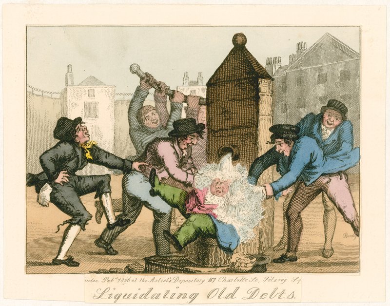 Régi adósságok felszámolása, 1826 alkotó: English School