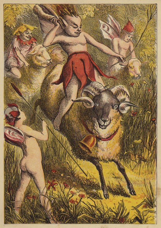 Kis Bo-Peep (színes metszet) alkotó: English School