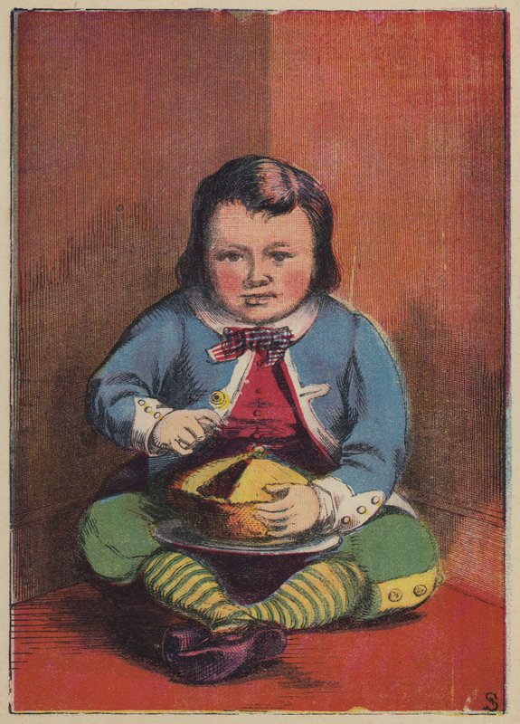 Little Jack Horner (színes litográfia) alkotó: English School