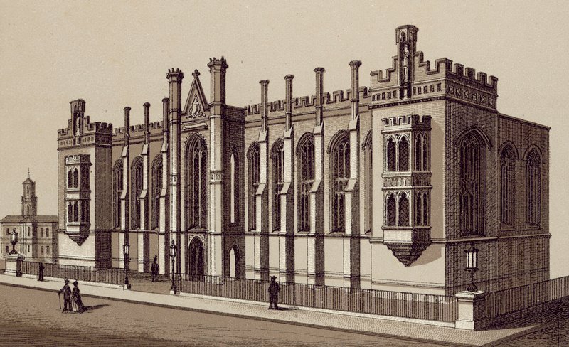 Liverpool: Liverpool College, Shaw Street (litográfia) alkotó: English School