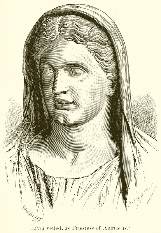 Livia Veiled, mint Augustus papnője alkotó: English School