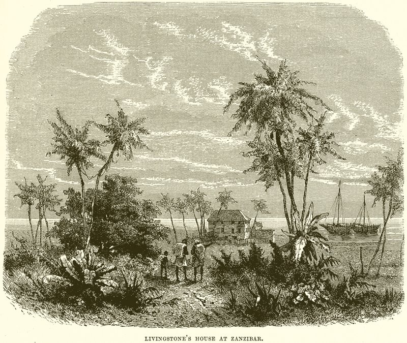 Livingstones ház Zanzibáron alkotó: English School