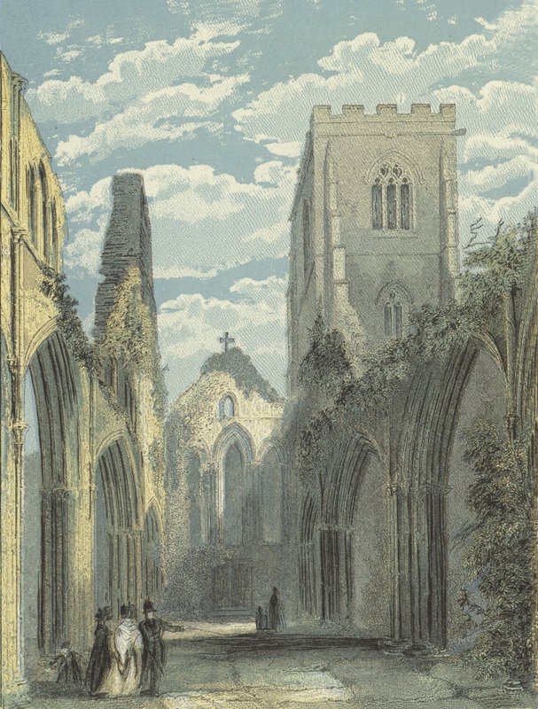 Llandaff katedrális, a hajó nyugatra néz alkotó: English School