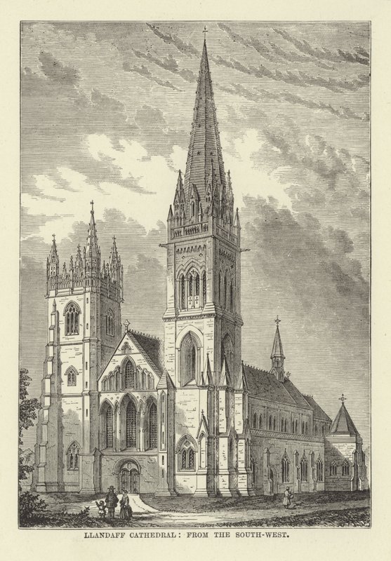Llandaff katedrális, délnyugat felől alkotó: English School