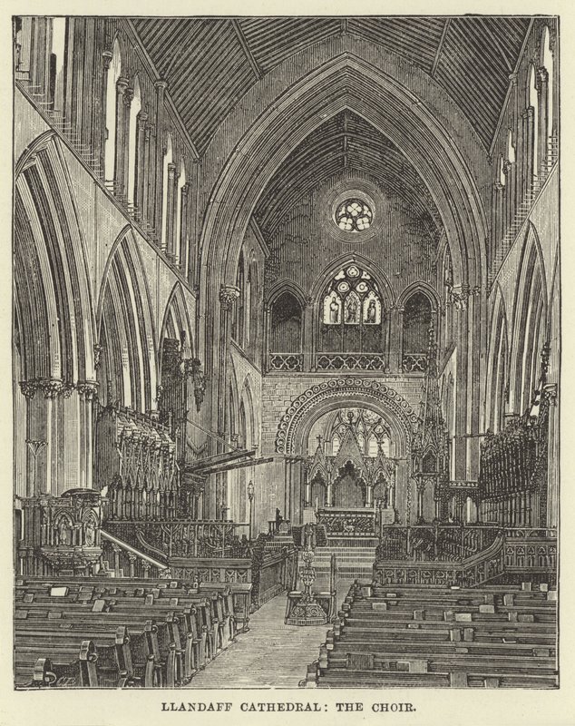 Llandaff katedrális, a kórus alkotó: English School